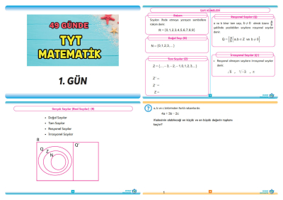 REHBER MAT 49 GÜNDE TYT 2021 Vega Efsanesi