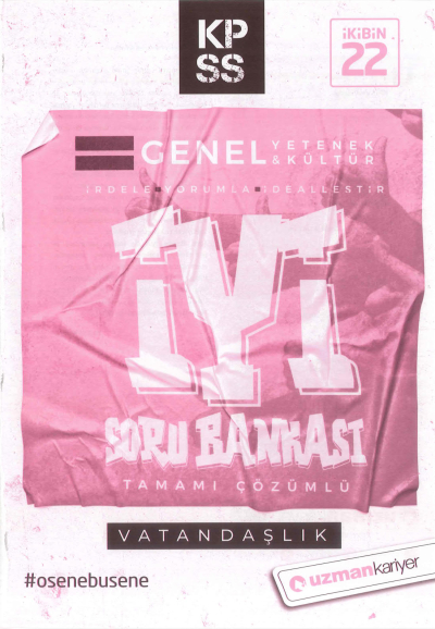 GY GK VATANDAŞLIK İYİ ÇÖZÜMLÜ SORU BANKASI Vega Efsanesi