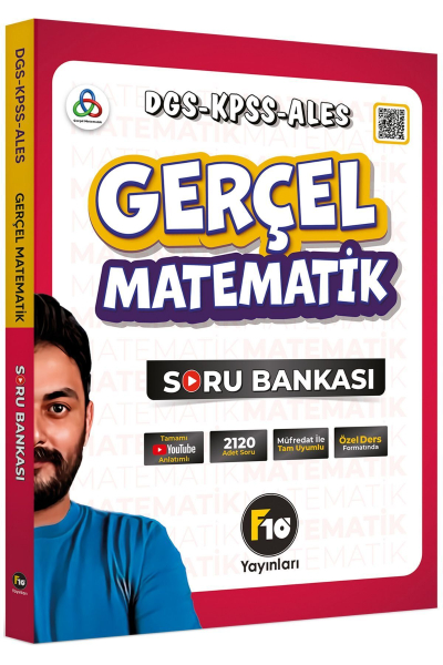 Gerçel Matematik DGS KPSS ALES Soru Bankası F10 Yayınları Vega Efsanesi