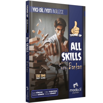 YKS DİL Thumbs Up All Skills Soru Bankası Modadil Yayınları Vega Efsanesi