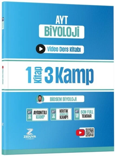 AYT Biosem Biyoloji Video Ders Kitabı - Semih Akpınar Zeduva Yayınları Vega Efsanesi