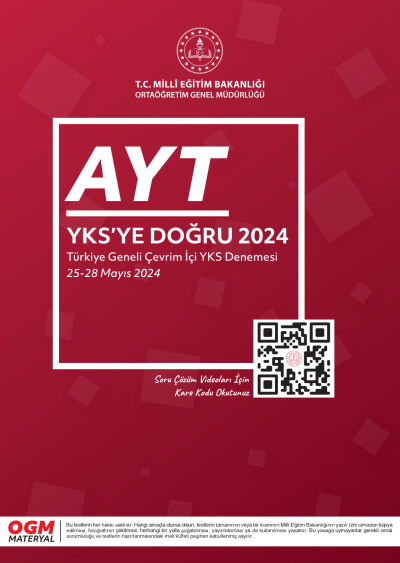 AYT YKS'ye Doğru 2024 Vega Efsanesi