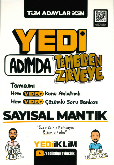 Yedi Adımda Temelden Zirveye Sayısal Mantık Video Konu Anlatımlı Video Çözümlü Soru Bankası Yediiklim Yayınları Vega Efsanesi