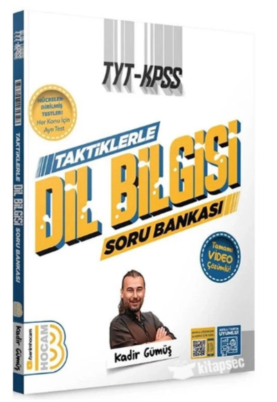 TAKTİKLERLE DİL BİLGİSİ TAMAMI VİDEO ÇÖZÜMLÜ SORU BANKASI