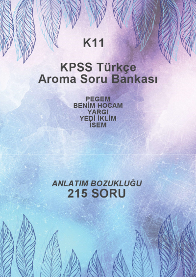 ANLATIM BOZUKLUĞU --215 SORU-- Vega Efsanesi