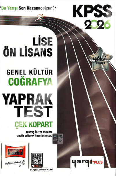 2026 KPSS Lise Ön Lisans Genel Kültür Coğrafya Çek Kopart Yaprak Test Yargı Yayınları Vega Efsanesi