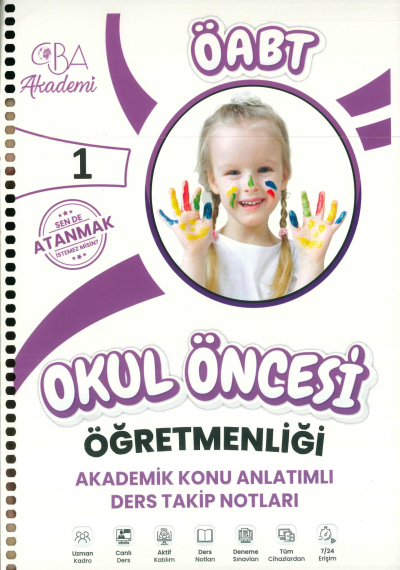 ÖABT OKUL ÖNCESİ ÖĞRETMENLİĞİ AKADEMİK KONU ANLATIMLI DERS TAKİP NOTLARI 1. KİTAP Vega Efsanesi
