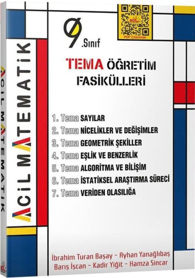 9. Sınıf Acil Matematik Tema Öğretim Fasikülleri Acil Yayınları Vega Efsanesi