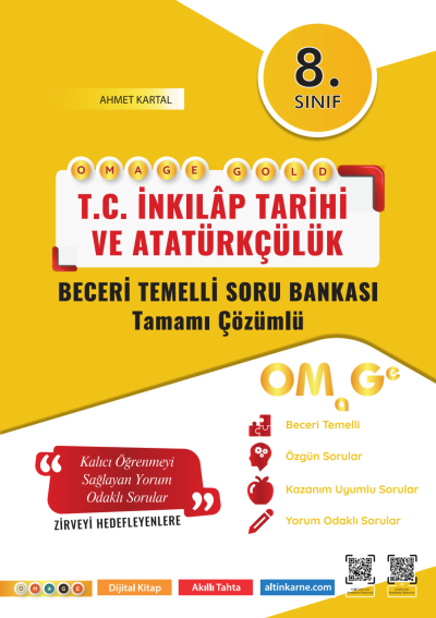 8. Sınıf Omage Gold İnkılap Tarihi Soru Bankası Omega Yayınları
