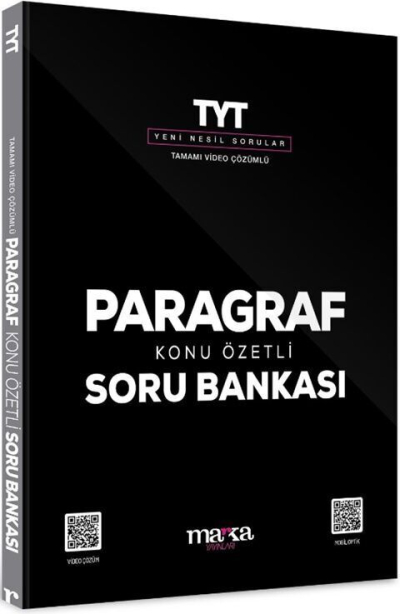 2025 TYT Paragraf Konu Özetli Yeni Nesil Soru Bankası Tamamı Video Çözümlü Marka Yayınları