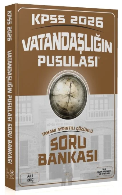 2026 KPSS Vatandaşlık Vatandaşlığın Pusulası Soru Bankası Çözümlü CBA Yayınları Vega Efsanesi