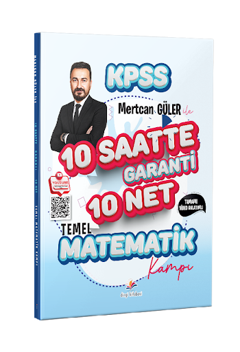 2026 KPSS Mertcan Güler ile Tamamı Video Anlatımlı 10 Saatte Garanti 10 Net Temel Matematik Kampı Dizgi Kitap Yayınları Vega Efsanesi