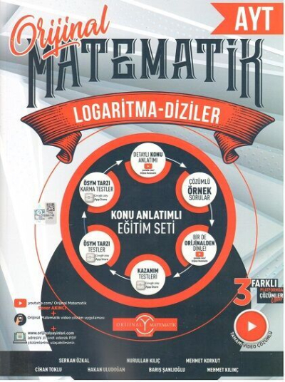 AYT Matematik Logaritma Diziler Konu Anlatımlı Orijinal Yayınları