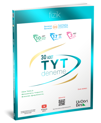 TYT Fizik 30 Deneme Üç Dört Beş Yayınları Vega Efsanesi