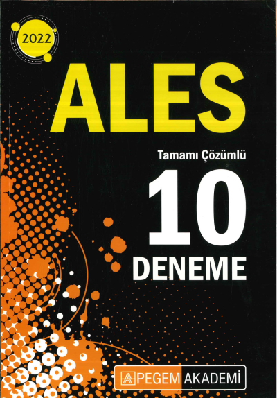 ALES TAMAMI ÇÖZÜMLÜ 10 DENEME
