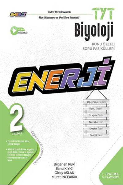 TYT Enerji Biyoloji Konu Özetli (2 Fasikül) Soru Fasikülleri Vega Efsanesi