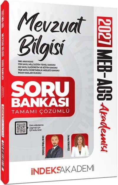 MEB-AGS Akademisi Mevzuat Bilgisi Soru Bankası Çözümlü İndeks Akademi Yayıncılık Vega Efsanesi
