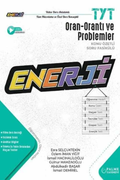 TYT Enerji Oran-orantı ve Problemler Konu Özetli Soru Fasikülü Vega Efsanesi