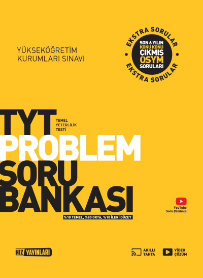 TYT Problemler Soru Bankası Hız Yayınları