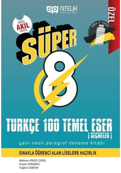 Süper Türkçe 100 Temel Eser Paragraf Deneme Kitabı Vega Efsanesi