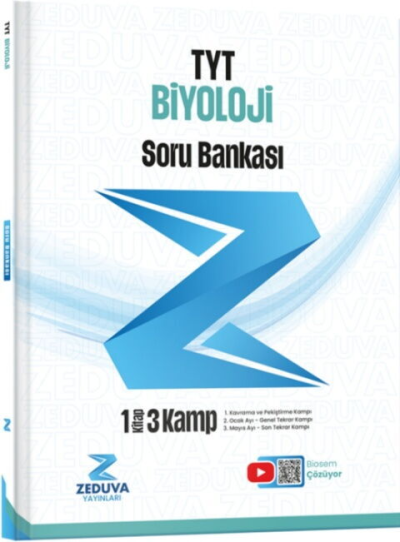 Biosem TYT Biyoloji 1 Kitap 3 Kamp Soru Bankası Zeduva Yayınları Vega Efsanesi