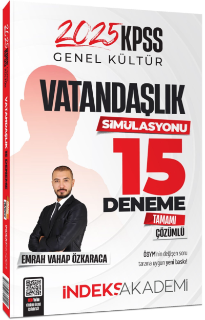 2025 KPSS Vatandaşlık Simülasyonu 15 Deneme Çözümlü İndeks Akademi Vega Efsanesi