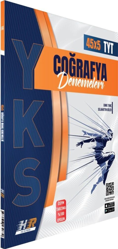 YKS TYT Coğrafya 40x5 Deneme Hız ve Renk Yayınları Vega Efsanesi