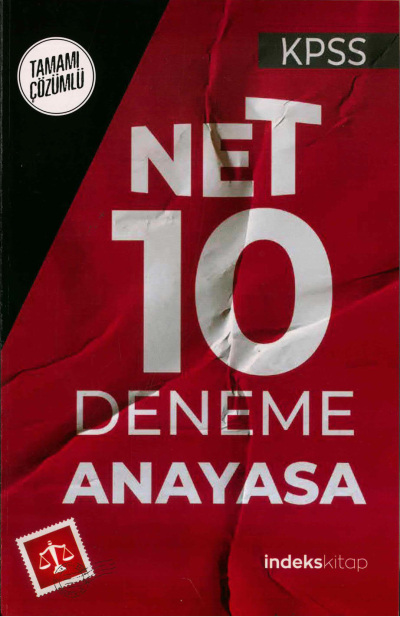NET 10 ANAYASA TAMAMI ÇÖZÜMLÜ DENEME Vega Efsanesi