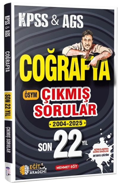 2026 KPSS Coğrafya Son 22 Yıl Çıkmış Sorular Mehmet Eğit Eğit Akademi Vega Efsanesi