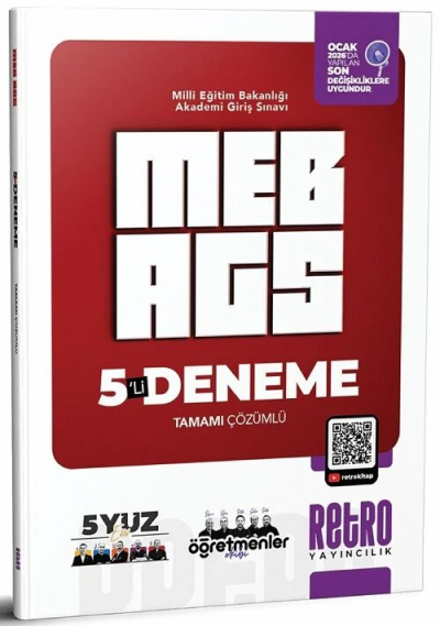 MEB AGS Tüm Dersler 5 Deneme Retro Yayıncılık Vega Efsanesi