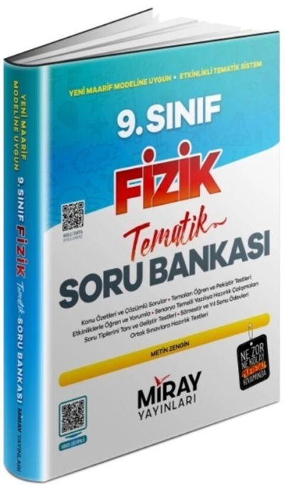 9. Sınıf Fizik Tematik Konu Özetli Soru Bankası Miray Yayınları