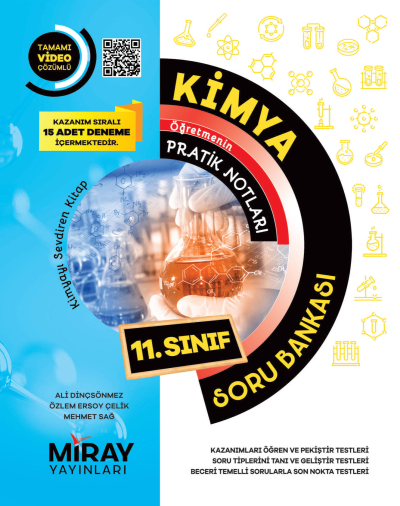 11.Sınıf Kimya Konu Özetli Soru Bankası (Tamamı Video Çözümlü) Miray Yayınları Vega Efsanesi