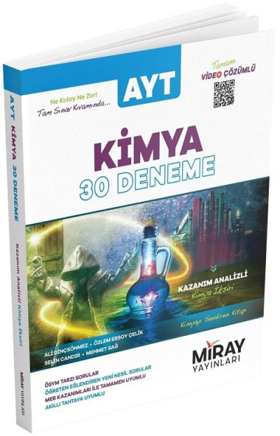 AYT Kimya 30 Deneme Miray Yayınları Vega Efsanesi