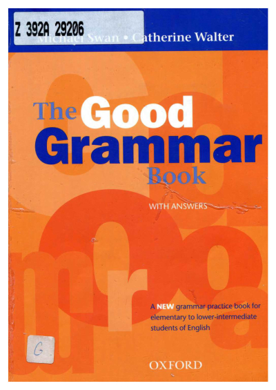 The Good Grammar Book with answers Vega Efsanesi