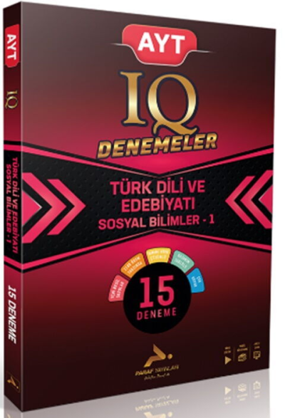 AYT IQ Türk Dili ve Edebiyatı Sosyal Bilimler -1 15 Branş Deneme PRF Paraf Yayınları Vega Efsanesi
