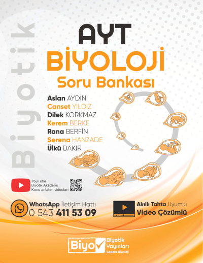 AYT Biyoloji Soru Bankası Biyotik Yayınları Vega Efsanesi