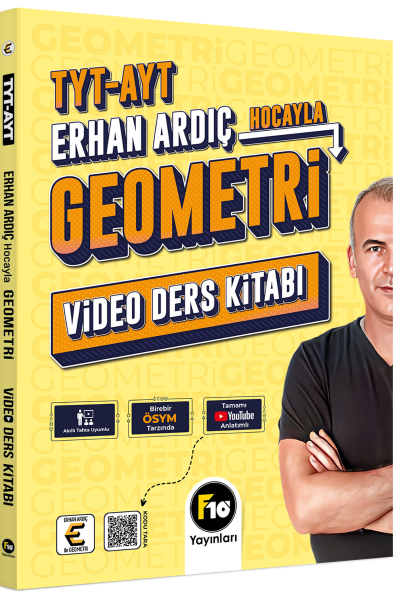 Erhan Ardıç Hocayla TYT-AYT Geometri Video Ders Kitabı F10 Yayınları Vega Efsanesi