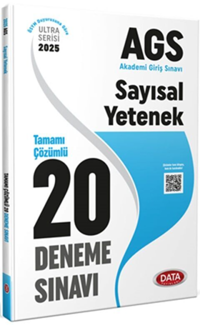 2025 AGS Sayısal Yetenek Tamamı Çözümlü 20 Deneme Sınavı Data Yayınları