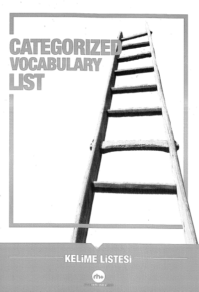 CATEGORIZED VOCABULARY LIST (KELİME LİSTESİ) Vega Efsanesi