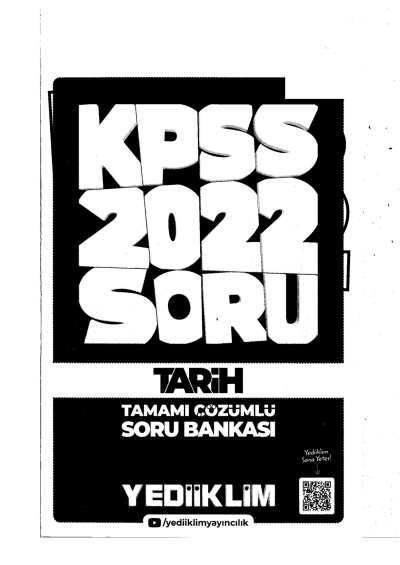 2022 KPSS GY GK TARİH Soru Bankası MODÜLER Vega Efsanesi
