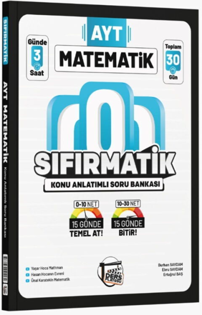 AYT Matematik Sıfırmatik Konu Anlatımlı Soru Bankası Ders Platosu Vega Efsanesi