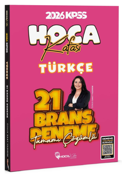 2026 KPSS Türkçe 21 Deneme Çözümlü Hoca Kafası Yayınları Vega Efsanesi