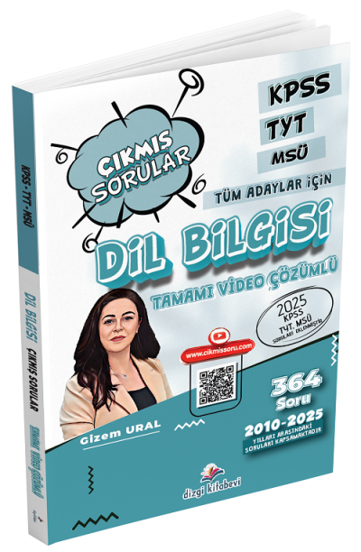 2026 KPSS TYT MSÜ Dil Bilgisi Çıkmış Sorular Son 16 Yıl Çözümlü Gizem Ural Dizgi Kitap Vega Efsanesi
