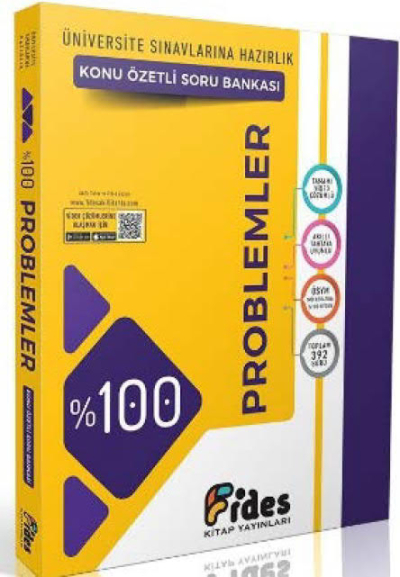 Tüm ÖSYM Sınavlarına Hazırlık %100 Problemler Konu Özetli Soru Bankası Fides Yayınları