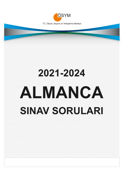 YDT ALMANCA ÇIKMIŞ SINAV SORULARI (2021-2024) Vega Efsanesi