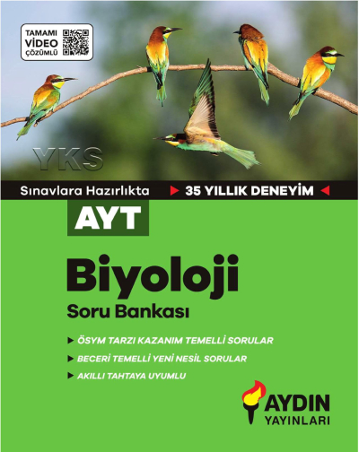 AYT Biyoloji Soru Bankası Aydın Yayınları