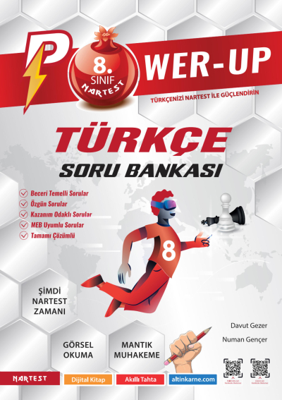 8. Sınıf Türkçe Power Up Soru Bankası Nartest Yayınları