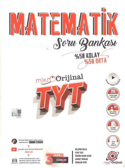 TYT Matematik Mikro Soru Bankası Orijinal Yayınları