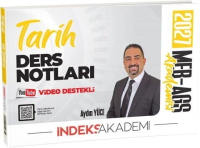MEB-AGS Akademisi Tarih Video Ders Notları Aydın Yüce İndeks Akademi Yayıncılık Vega Efsanesi