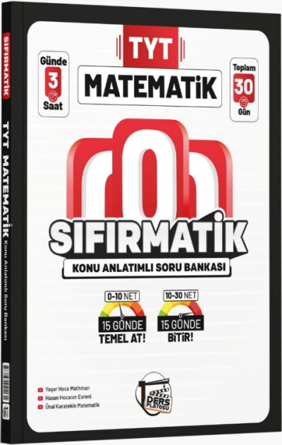 TYT Matematik Sıfırmatik Konu Anlatımlı Soru Bankası Ders Platosu Vega Efsanesi